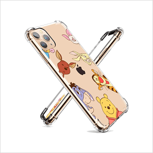 iPhone 12 Pro Max Cute Pooh 3D Ultra-Thin Bumper Shockproof Protector Case