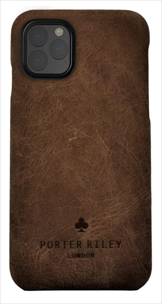 Chocolate Brown Rugged Genuine iPhone 12 Pro Max Leather Case