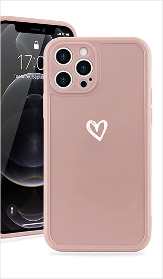 Cute Girls Shockproof Protective Bumper iPhone 12 Pro Max Silicone Case