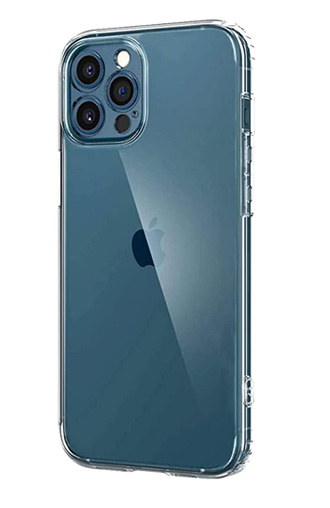 4.	hybrid slim fit shockproof anti-slip iphone 12 pro max clear case