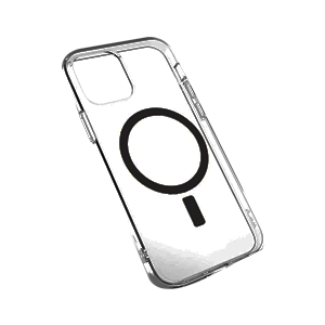 iPhone 12 Pro Max Infinity Black Pattern Transparent Protective