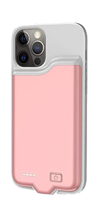 Preppy Pink Slim Rechargeable iPhone 12 Pro Max Battery Case